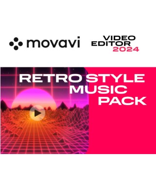 Movavi Video Editor 2024 - Retro Style Music Pack DLC Steam Key GLOBAL
